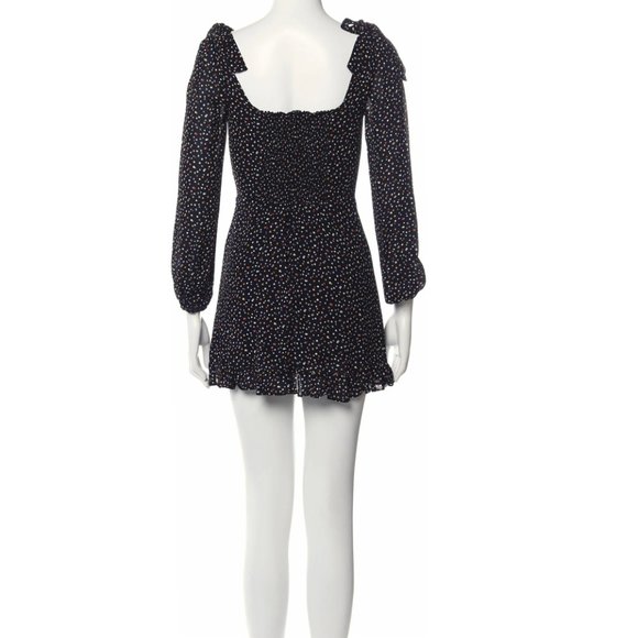 Reformation Elin Confetti Polka Dot Mini Dress 8 fit US 4-6 - Picture 3 of 11